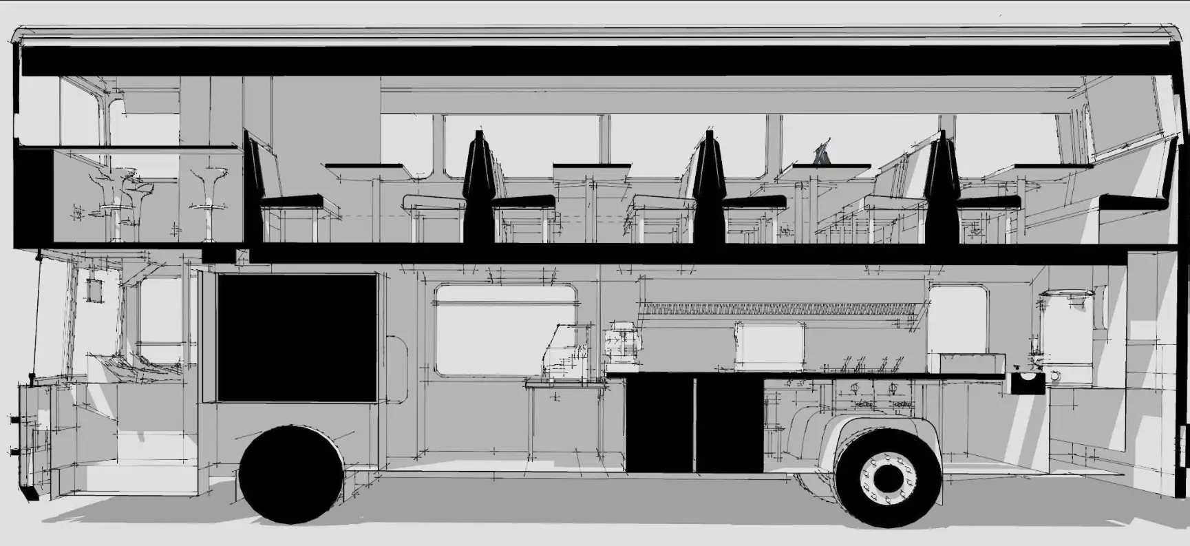 shakes and ladders cafe bus interior layout