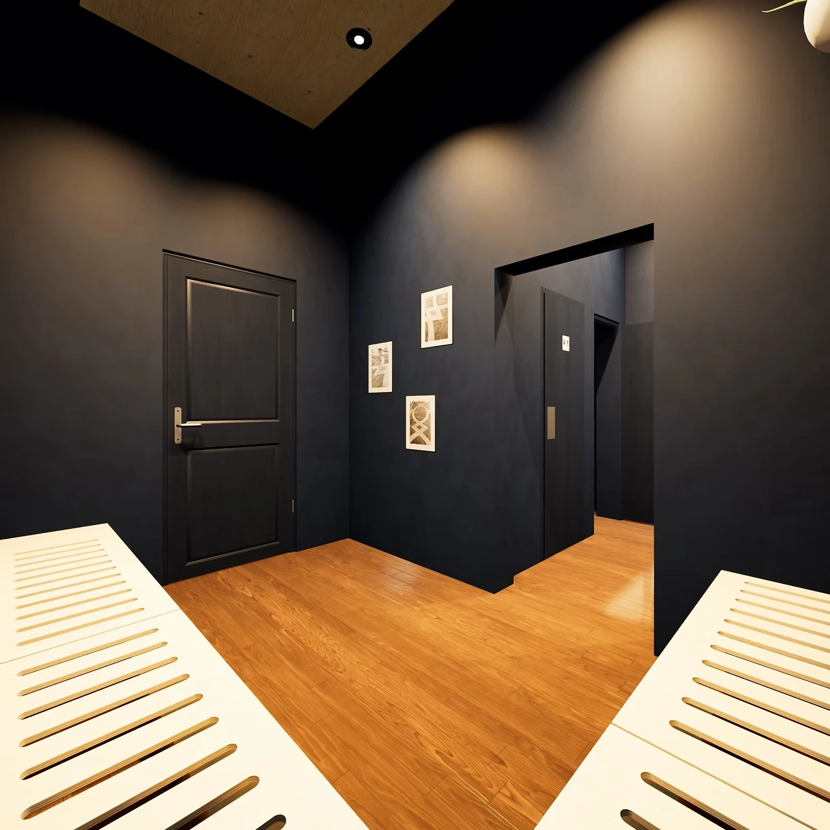 palace cafe toilet area seating