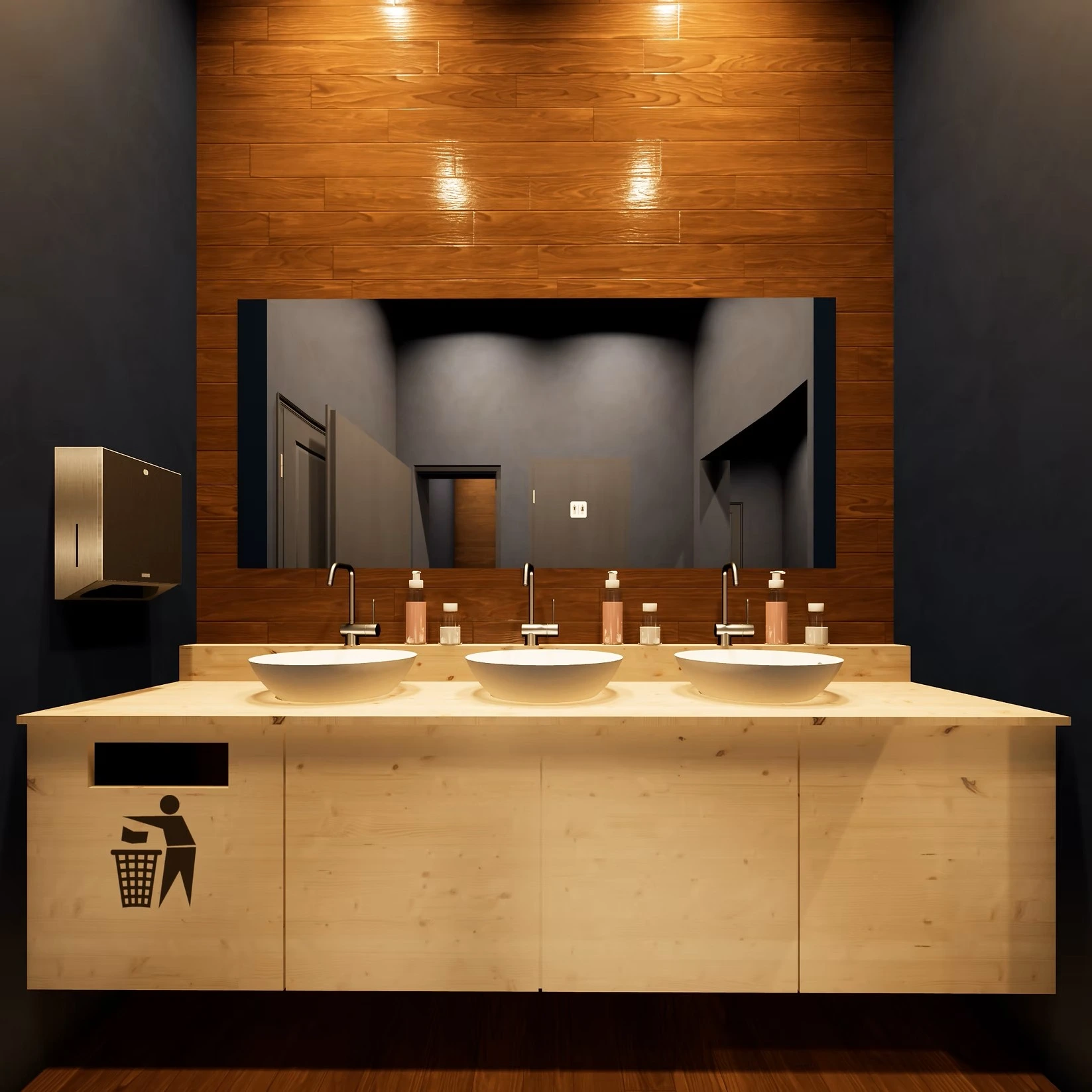 palace cafe toilet area handwash basin